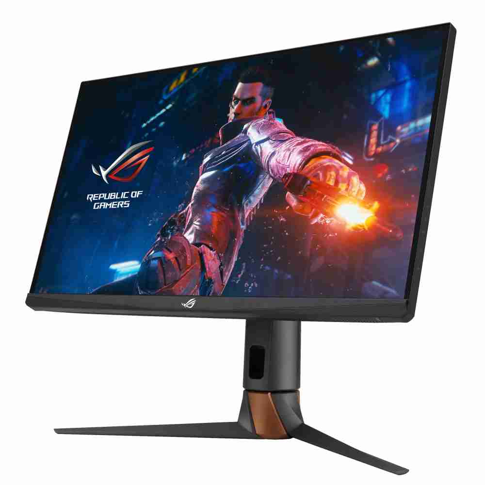 华硕ASUS ROG Swift 360Hz PG27AQN，，，采用JDB电子全新可支持ULMB2技术的高阶电竞显示器，，，，为电竞玩家打造突破以往的急速游戏体验。。（图片来源：ASUS提供）